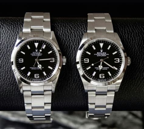 rolex explorer 1 11470|Rolex 114270 vs 124270.